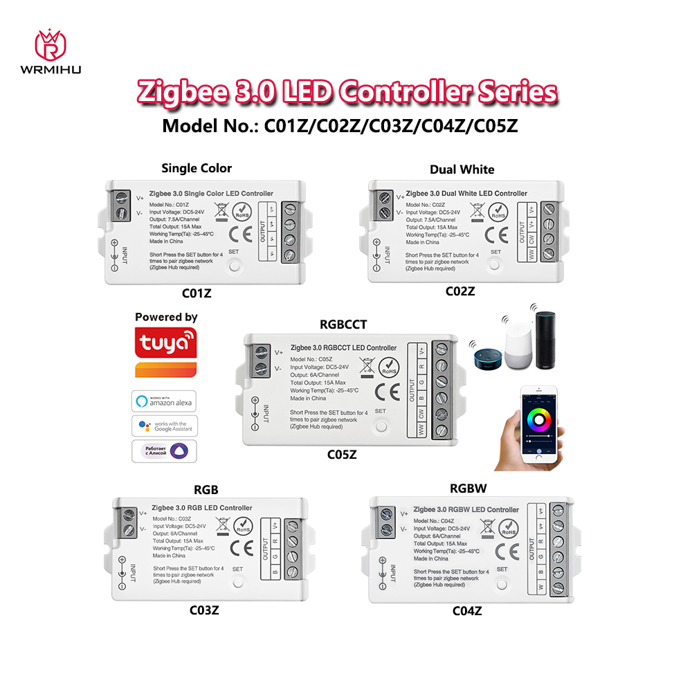 Zigbee Coordinator Stick - ตัวควบคุมไฟ LED อัจฉริยะ DC5-24V C01Z Zigbee