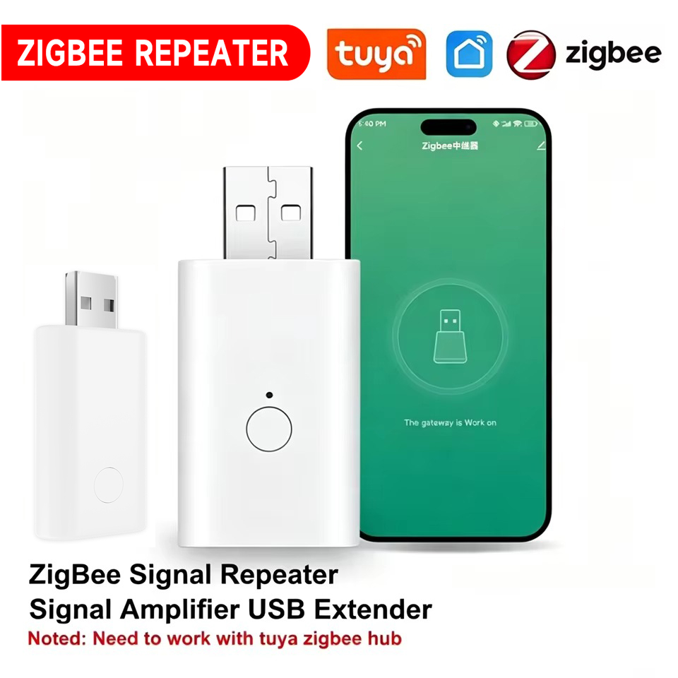 Home Automation Ideas - ตัวขยายสัญญาณ Tuya ZigBee USB รุ่น Z2M