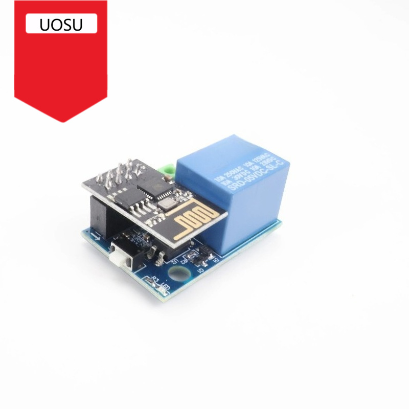 Home Automation With Arduino - ESP8266 ESP-01S 5V ไวไฟรีเลย์โมดูลสมาร์ทโฮมรีโมทคอนโทรลสำหรับอาร์ดูโน่ โฟน แอพ