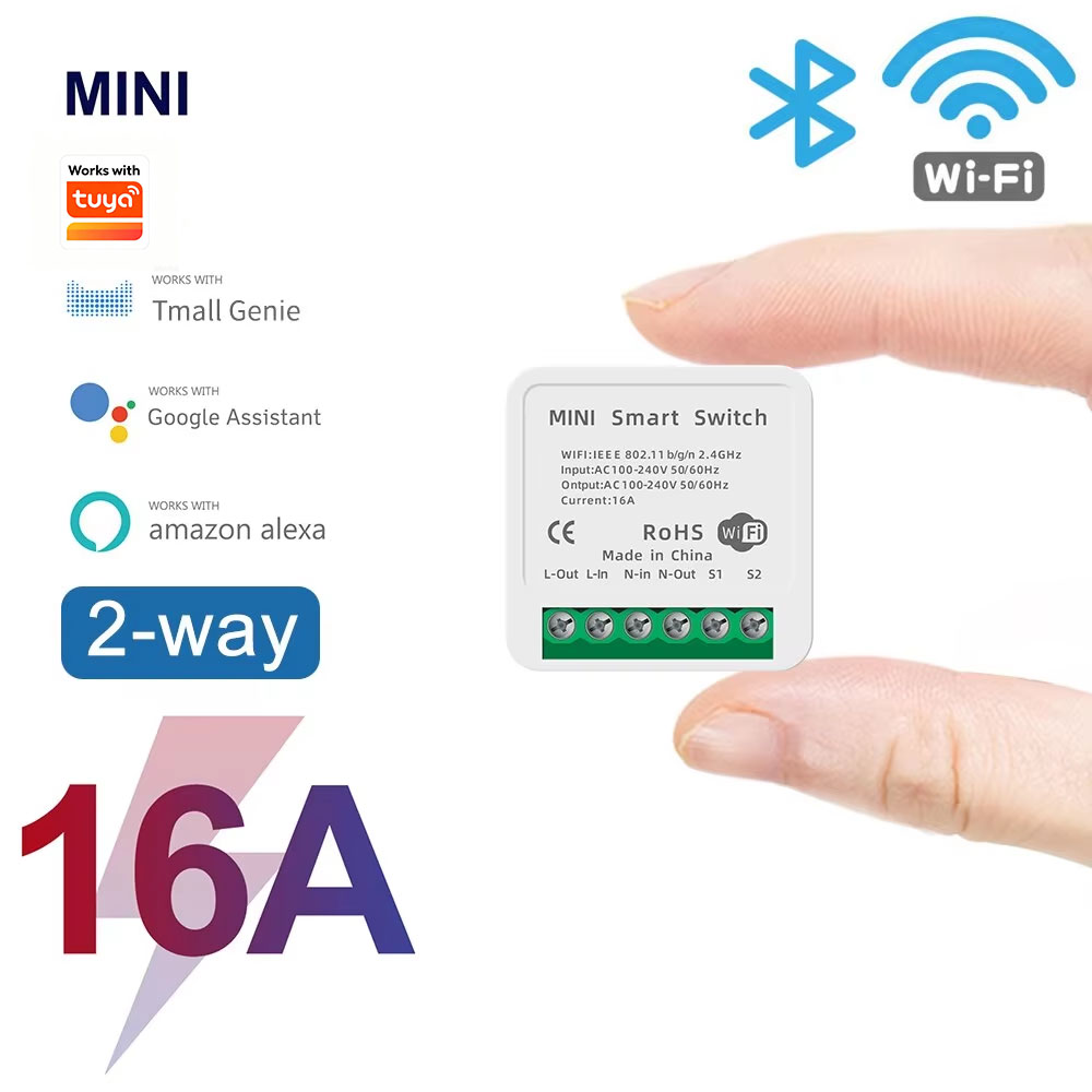 Home Automation Ideas - ใช้งานร่วมกับแอป Tuya Smart Life Mini 16A