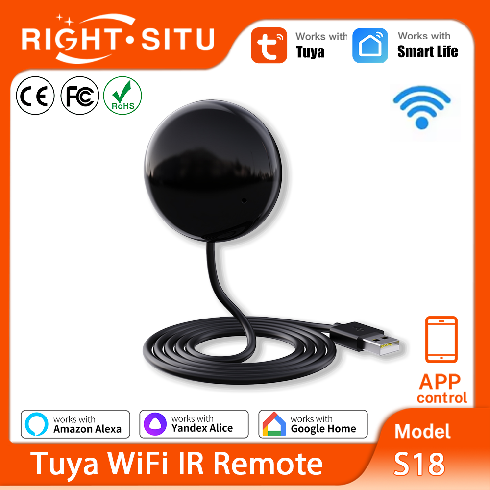 รีโมทคอนโทรลอินฟราเรด Tuya WiF - Home Automation Ideas บทวิจารณ์และราคา