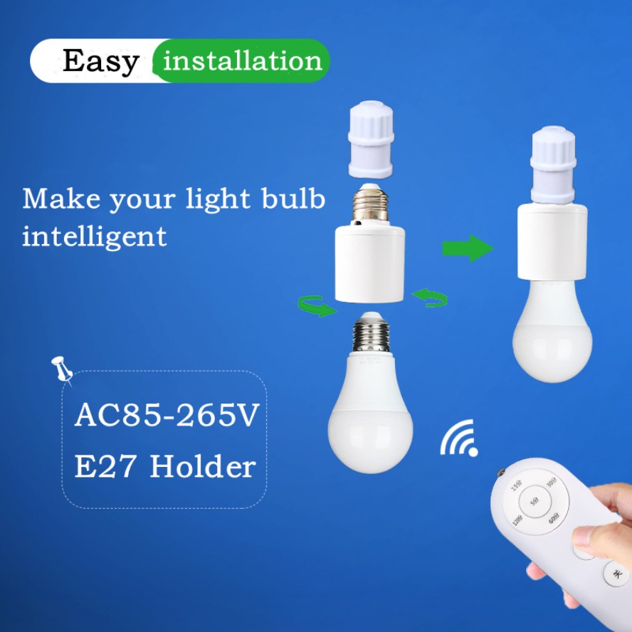 E27 สมาร์ทรีโมทคอนโทรลไร้สายหล - Home Automation Ideas บทวิจารณ์และราคา