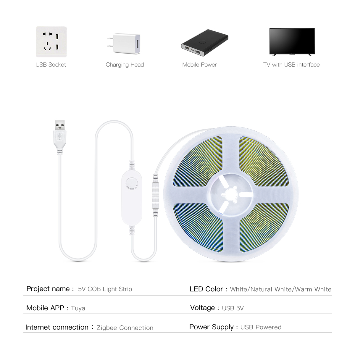 สมาร์ทสวิทช์ ZigBee COB ไฟ LED - Zigbee Coordinator Stick บทวิจารณ์และราคา