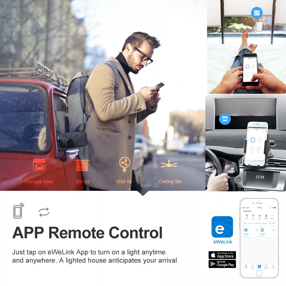 สวิตช์รีเลย์อัจฉริยะ 4CH EWeli - Home Automation Ideas บทวิจารณ์และราคา