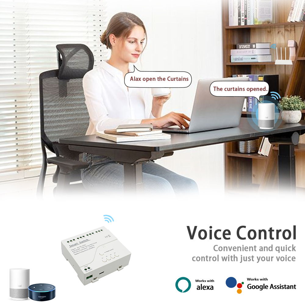 สวิตช์รีเลย์อัจฉริยะ 4CH EWeli - Home Automation Ideas บทวิจารณ์และราคา