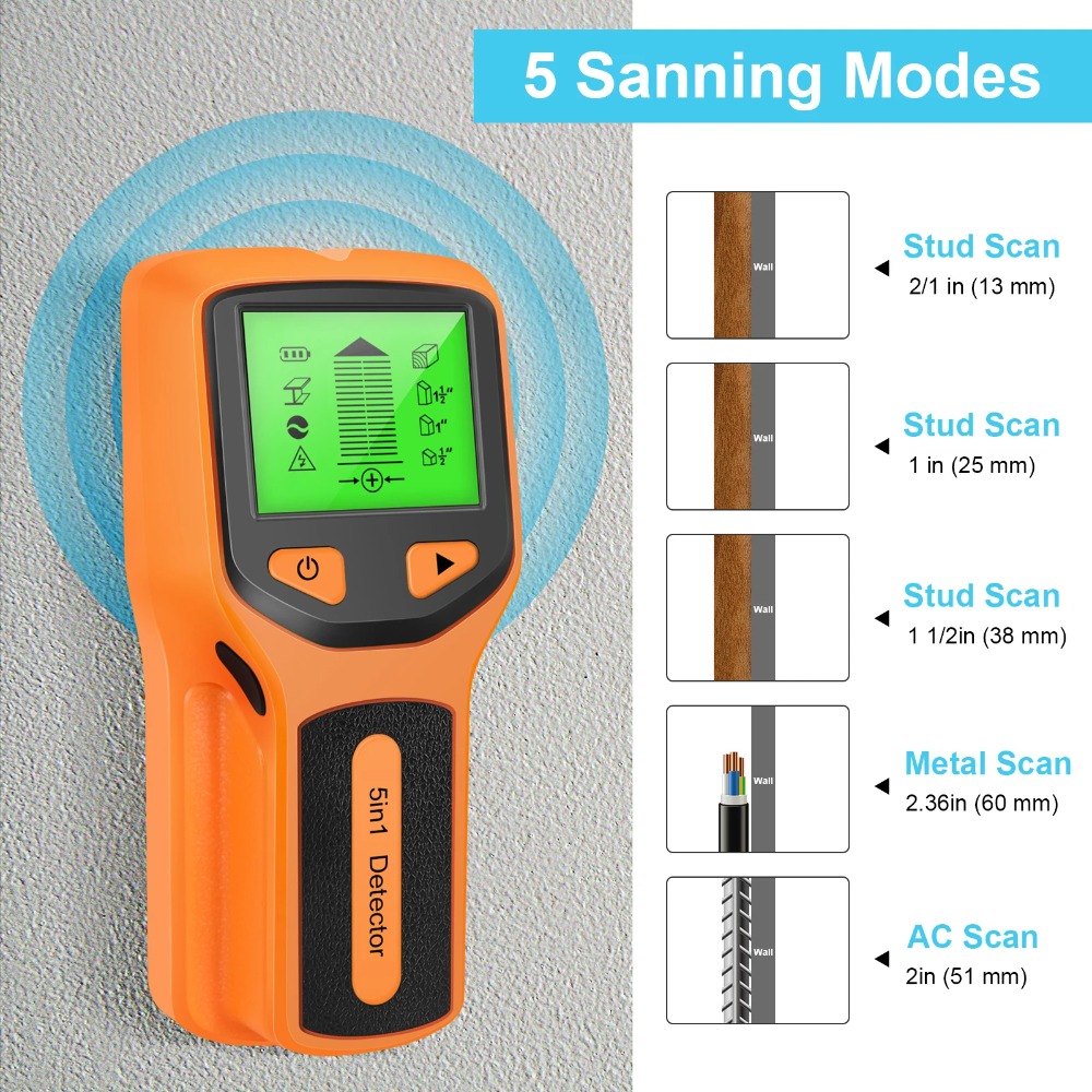 เครื่องตรวจจับแบบดิจิตอล 5 in  - Water Leak Detector Wired บทวิจารณ์และราคา